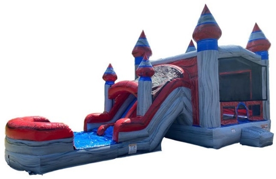Château gonflable en bâton en PVC Château gonflable avec glisser