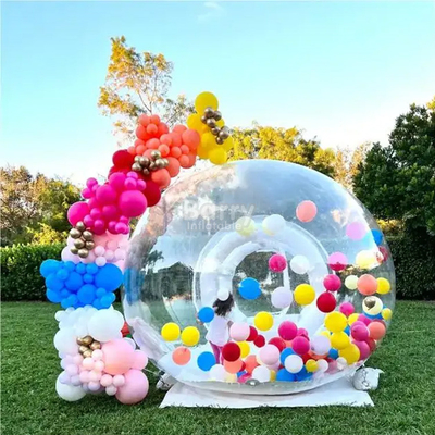 Tente gonflable portable à bulles gonflables claires à bulles avec une authentification BSCI