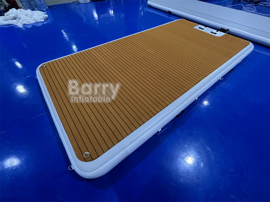 Impression numérique Dock gonflable Blow Up Pontoon pour une île gonflable tapis flottant