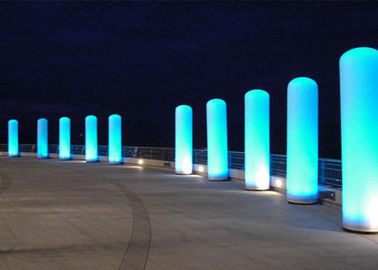 Colonne gonflable promotionnelle de cône, pilier gonflable pour la partie ou mariage