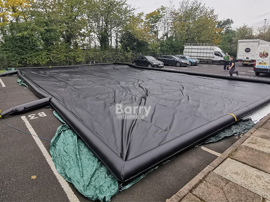 Système de récupération de l'eau Tapis gonflable de lavage de voiture Tapis de confinement d'eau pour le nettoyage des voitures