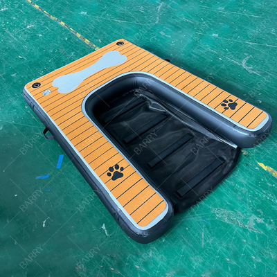 L'échelle de natation gonflable douce pliable pour chiens