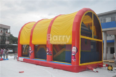 Équipement gonflable de terrain de jeu enfants d'intérieur/extérieurs avec la couverture