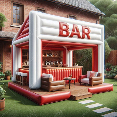 Bar gonflable pour adultes commercial Bar gonflable pour jardin Bar gonflable pour piscine avec piscine et sièges pour les fêtes