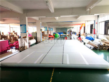 Tapis d'intérieur de gymnastique de voie d'air de formation, voie d'air grise de Squre Prix
