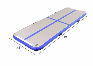 Voie pourpre de dégringolade de gymnase de tissu de point de baisse/tapis gonflable d'air pour la gymnastique