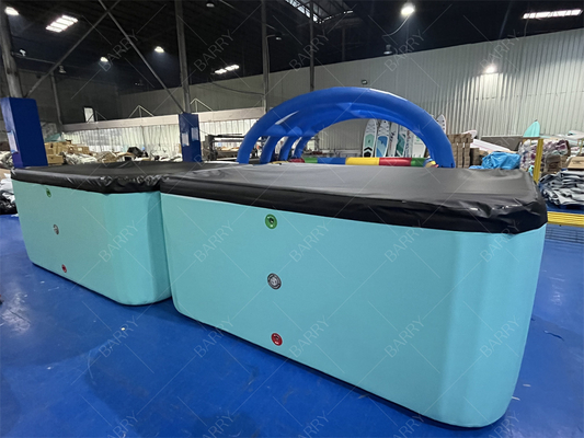 Piscine gonflable pour enfants en PVC de couleur personnalisée avec couverture, piscine gonflable en tissu Drop Stitch