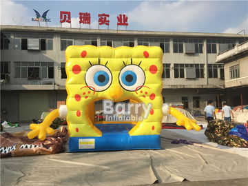 Le thème démontable badine le videur sautant gonflable de Spongebob de terrain de jeu de pullover pour la location de partie