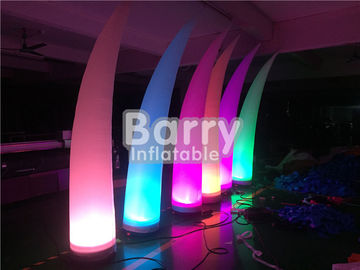 Décoration d'éclairage de pilier d'explosion de LED pour Advertsing, colonne légère gonflable de tube