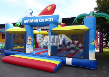 terrain de jeu gonflable matériel d'équipement de parc de PVC de 0.55m/plage extérieure Playland gonflable de vacances