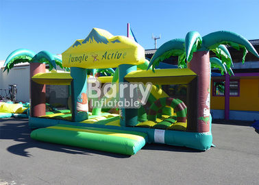 L'équipement matériel d'intérieur extérieur de PVC de n joue le terrain de jeu gonflable de grand enfant en bas âge de thème de jungle
