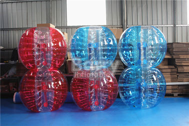 1,2 boule de bulle de PVC TPU de taille de M 1.5m 1.8m pour le jeu de football extérieur de sport de jeu
