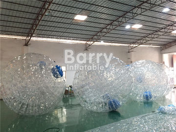 Boule gonflable de Zorb de terre de TPU/PVC, boule de butoir de Zorb de corps clair