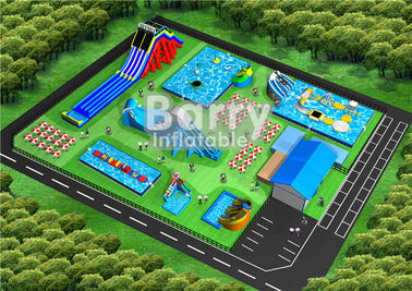 Équipement gonflable de parc aquatique d'explosion commerciale pour des enfants et des adultes