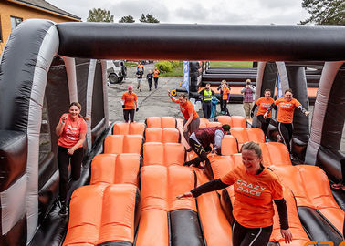 Obstacle 5k gonflable extérieur de parcours du combattant de cas réussi du Brésil pour l'adulte
