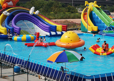 Piscine rectangulaire en acier adaptée aux besoins du client de vue en métal de PVC ultra pour le parc aquatique