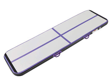 Tapis croulant d'air du pourpre 3m 4m 5m 6m 8m 10m 12m de voie de gymnase d'équipement de maison de forme physique de plancher 15m gonflable de gymnastique