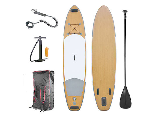 Panneau de palette Standup en bambou commercial réglé pêche du support vers le haut du panneau de palette Aqua Marina Sup Board