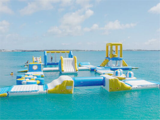 Bâche de flottement de PVC de parc aquatique de Logo Printing Aqua Sports Inflatable