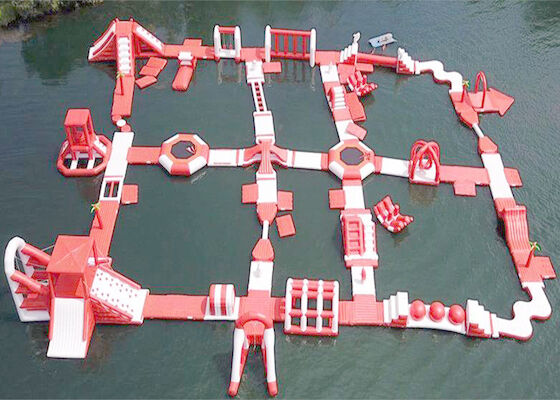 Parc aquatique de flottement de mer gonflable d'adultes/équipement gonflable de jeu de l'eau
