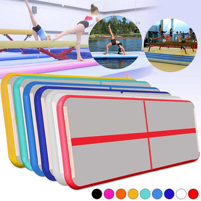 Gymnastique gonflable de Mat Tumbling Home Airtrack For de gymnase de taille faite sur commande