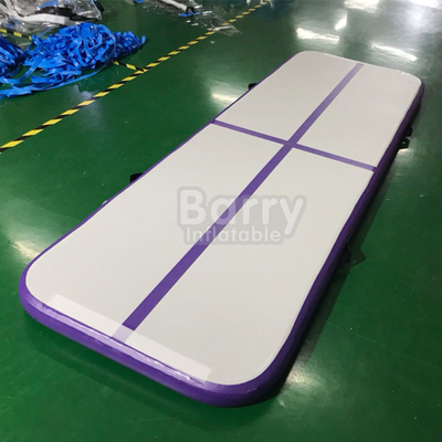 Gymnastique gonflable pourpre professionnelle Mats Tumbling Air Track de la couleur 3x1m