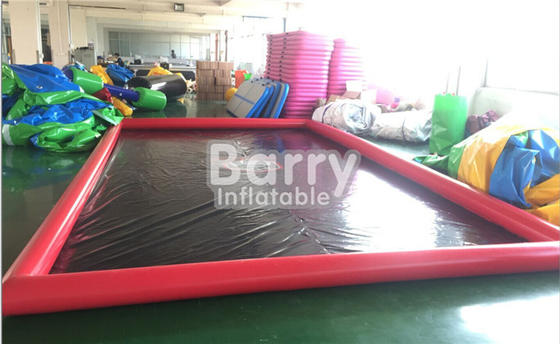 Tapis gonflable de nettoyage hermétique portatif de retenue de station de lavage