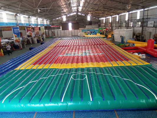 Le videur gonflable imperméable de voie d'air sautent le matelas de dégringolade