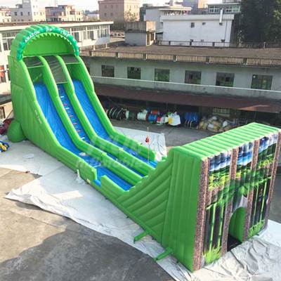 Ligne gonflable grande de fermeture éclair de terrain de jeu d'équipement de jeu gonflable commercial de sports pour les enfants et l'adulte