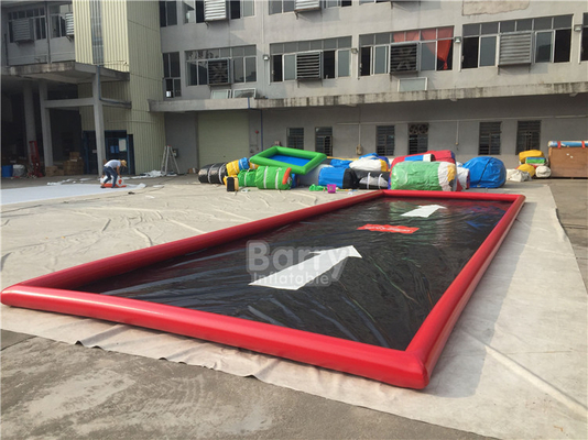Type gonflable commercial de joint de Mat Easy Set Up Air de station de lavage