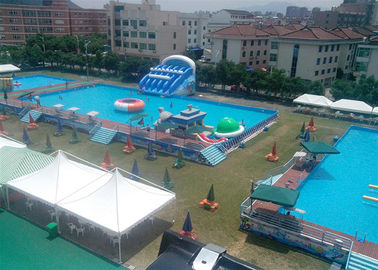 Piscine de cadre en métal de famille avec PVC imperméable, ensemble d'équipement de piscine