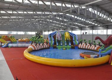 Parc aquatique gonflable étonnant d'équipement extérieur géant de jeu pour des enfants