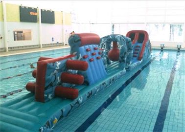 Parcours de combattant gonflable passionnant flottant le parcours de combattant gonflable de l'eau pour des jeux