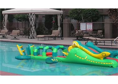 Jouets extérieurs gonflables flottant le parcours de combattant d'explosion pour le parc aquatique