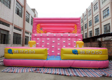 Beau mur interactif gonflable d'escalade d'explosion de jeux pour des enfants