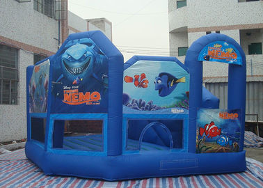 Terrain de jeu gonflable drôle d'enfant en bas âge, château d'air gonflable imperméable avec le ventilateur de la CE