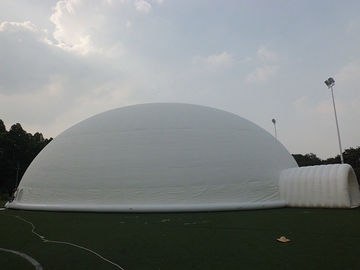 Tente gonflable de Lgloo de 0.55mm de PVC de dôme blanc énorme de bâche pour la partie