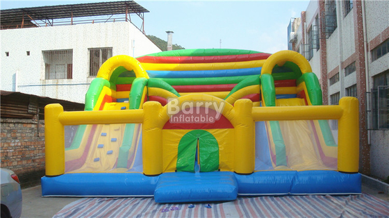 Châteaux pleins d'entrain d'ODM Plato Inflatable Combo Outdoor Commercial