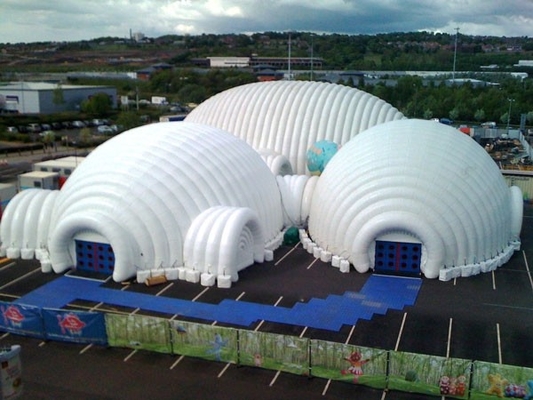 géant de structure soutenu par air gonflable de tente de dôme de PVC de 0.45mm