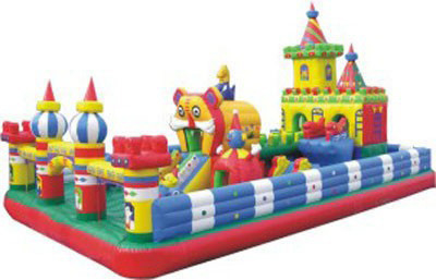 Château gonflable d'explosion de parc d'attractions de terrain de jeu d'enfant en bas âge d'ODM
