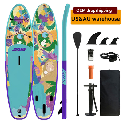Planche de surf adaptée aux besoins du client par conseil gonflable de panneau de palette de PETITE GORGÉE de double couche