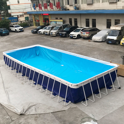 Cadre portatif d'acier inoxydable de parc de piscine d'eau d'enfant de bâche d'arrière-cour