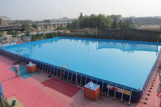 Grand projet rectangulaire au-dessus de la taille portative au sol de la piscine 1.5m